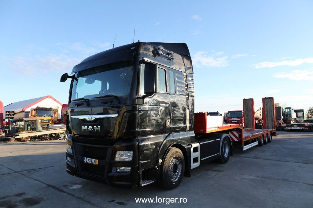 MAN TGX 18.440 4x2 BLS + Trailer Kässbohrer LB3 Lowbed - Камион влекач: слика 1 MAN TGX 18.440 4x2 BLS + Trailer Kässbohrer LB3 Lowbed - Камион влекач: слика 1