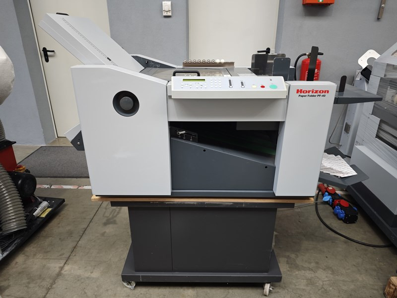 Horizon PF-40 | 2014 - Машина за виткање хартија: слика 1 Horizon PF-40 | 2014 - Машина за виткање хартија: слика 1