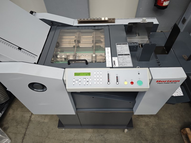 Horizon PF-40 | 2014 - Машина за виткање хартија: слика 2 Horizon PF-40 | 2014 - Машина за виткање хартија: слика 2