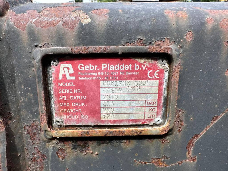 Pladdet CW10 tilt bucket / schwenklöffel / kantelbak - Корпа за Градежна машина: слика 5 Pladdet CW10 tilt bucket / schwenklöffel / kantelbak - Корпа за Градежна машина: слика 5