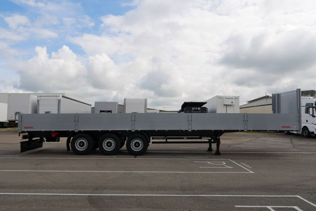 Нов Полуприколка платформа Kögel SN24/ BW 800 mm/144 x rungent. BPW/ LENKACHSE: слика 6