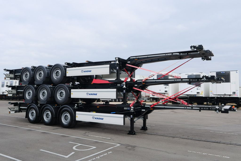 Krone SDC 27/eLT3 / 2 x 20/30/40 /20 mittig EXIII ADR - Транспортер на контејнер/ Полуприколка со променливо тело: слика 4 Krone SDC 27/eLT3 / 2 x 20/30/40 /20 mittig EXIII ADR - Транспортер на контејнер/ Полуприколка со променливо тело: слика 4