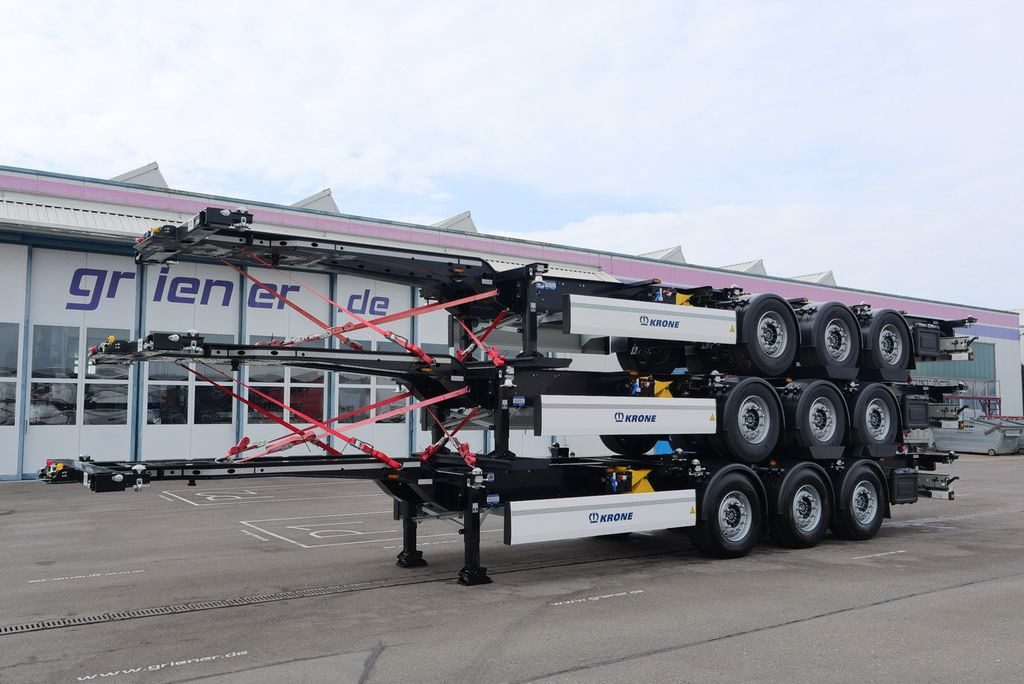Krone SDC 27/eLT3 / 2 x 20/30/40 /20 mittig EXIII ADR - Транспортер на контејнер/ Полуприколка со променливо тело: слика 3 Krone SDC 27/eLT3 / 2 x 20/30/40 /20 mittig EXIII ADR - Транспортер на контејнер/ Полуприколка со променливо тело: слика 3