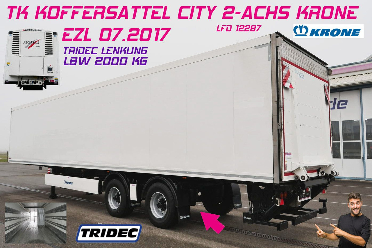 Krone SZ 18/CITY ZWANGSGELENKT / LBW 2 TO/MITSUBISHI - Полуприколка сандучар: слика 1 Krone SZ 18/CITY ZWANGSGELENKT / LBW 2 TO/MITSUBISHI - Полуприколка сандучар: слика 1