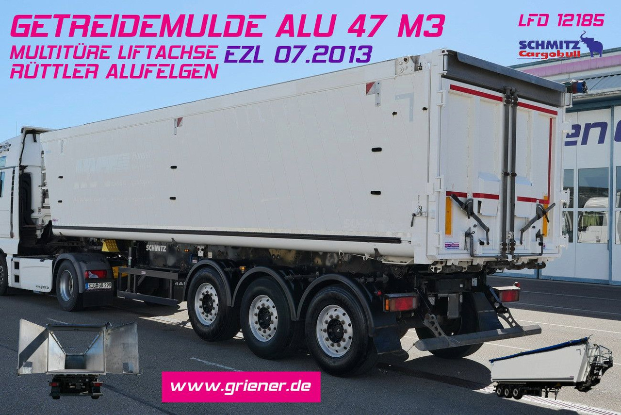 Schmitz Cargobull ALUMULDE 50 m³ SKI 24 SL 9,6/ 47m3 /MULTITÜRE - Кипер полуприколка: слика 1 Schmitz Cargobull ALUMULDE 50 m³ SKI 24 SL 9,6/ 47m3 /MULTITÜRE - Кипер полуприколка: слика 1