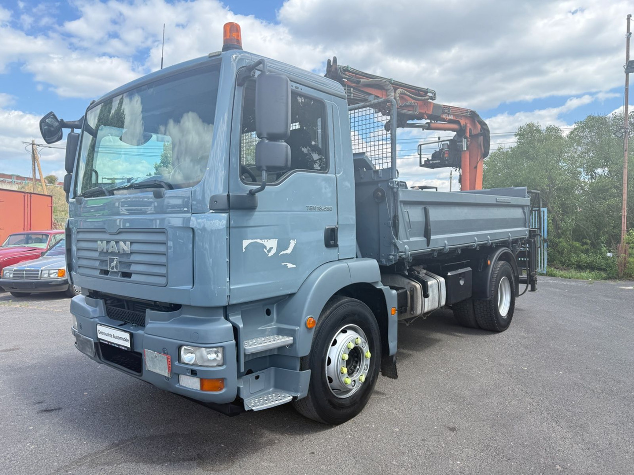 MAN TGM 8.280 Kipper Kran Atlas 85.2 - Кипер, Камион со кран: слика 3 MAN TGM 8.280 Kipper Kran Atlas 85.2 - Кипер, Камион со кран: слика 3