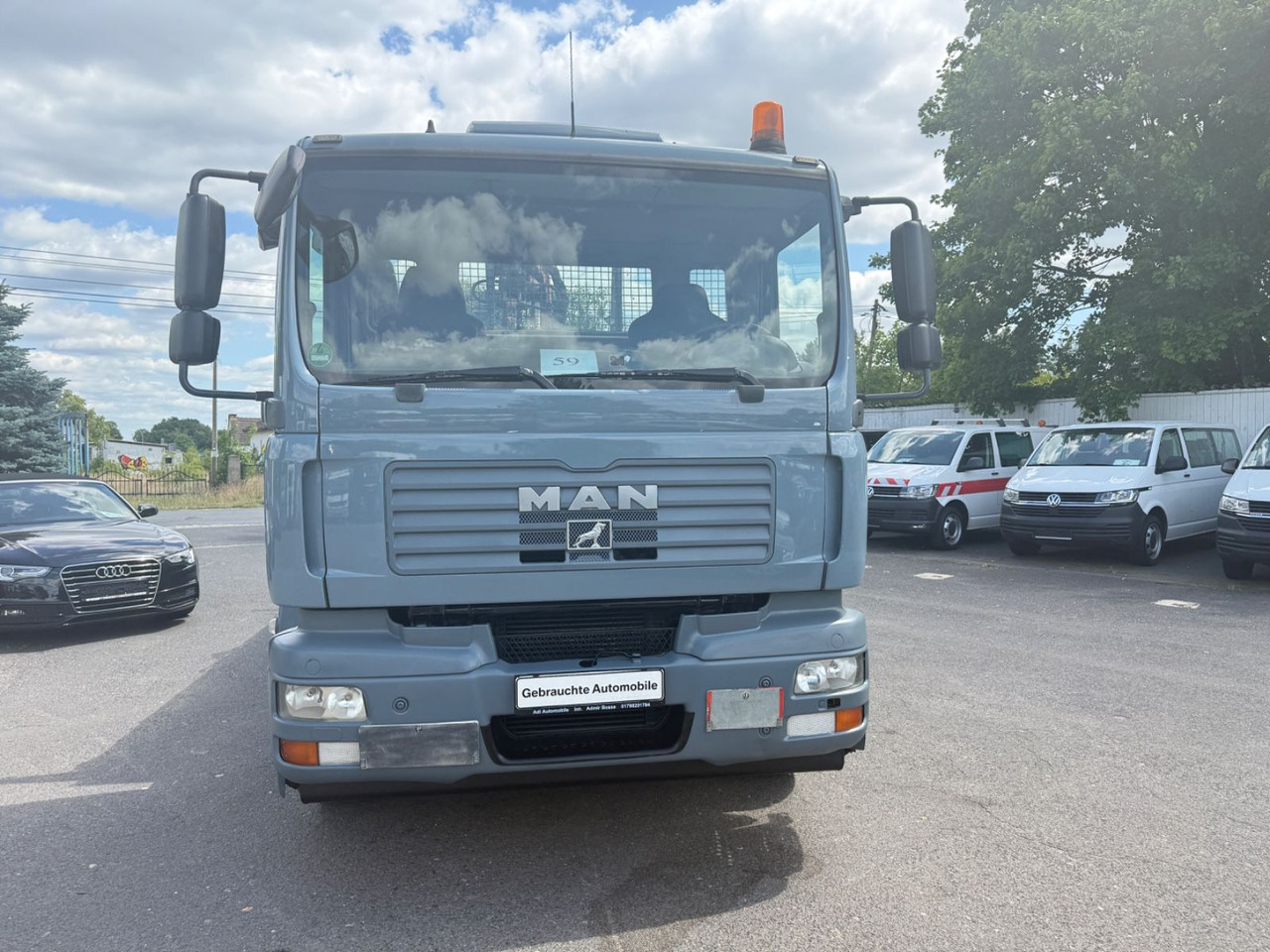 MAN TGM 8.280 Kipper Kran Atlas 85.2 - Кипер, Камион со кран: слика 1 MAN TGM 8.280 Kipper Kran Atlas 85.2 - Кипер, Камион со кран: слика 1