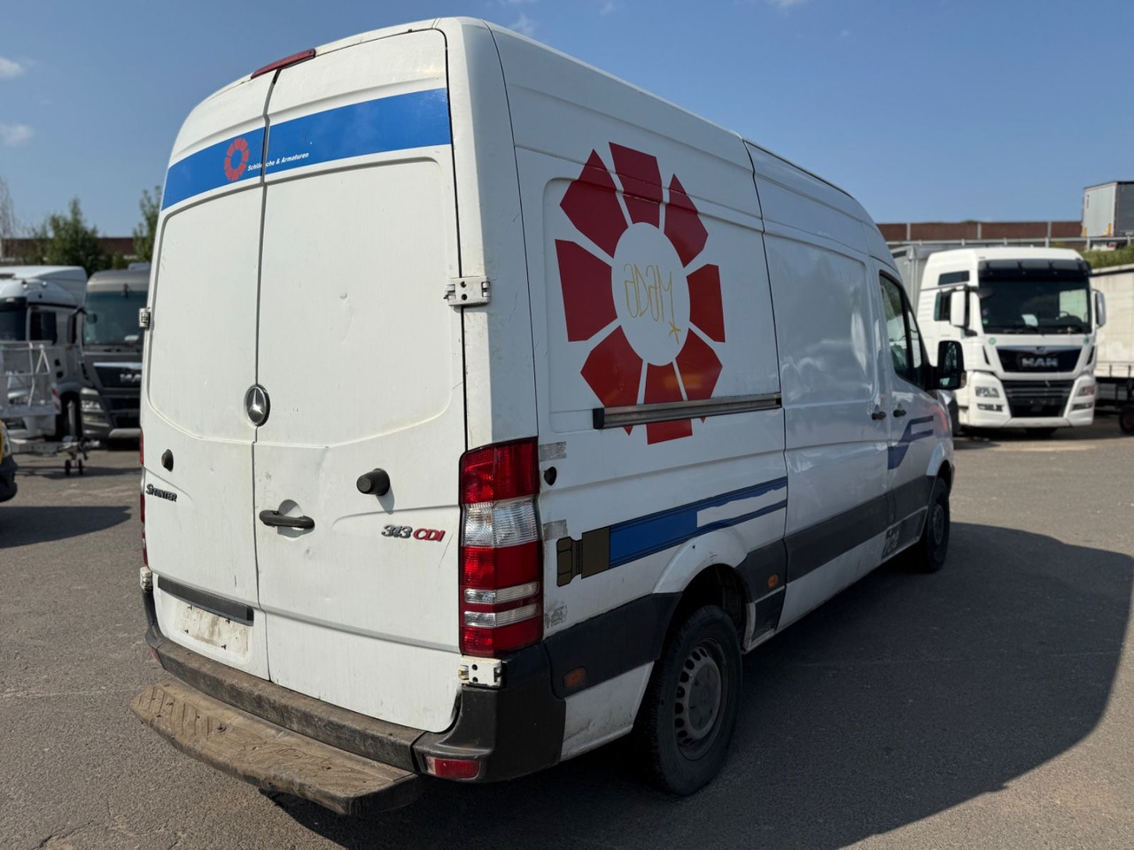 Mercedes-Benz Sprinter II Kasten 313 CDI MOTORSCHADEN !!! - Товарно комбе: слика 3 Mercedes-Benz Sprinter II Kasten 313 CDI MOTORSCHADEN !!! - Товарно комбе: слика 3