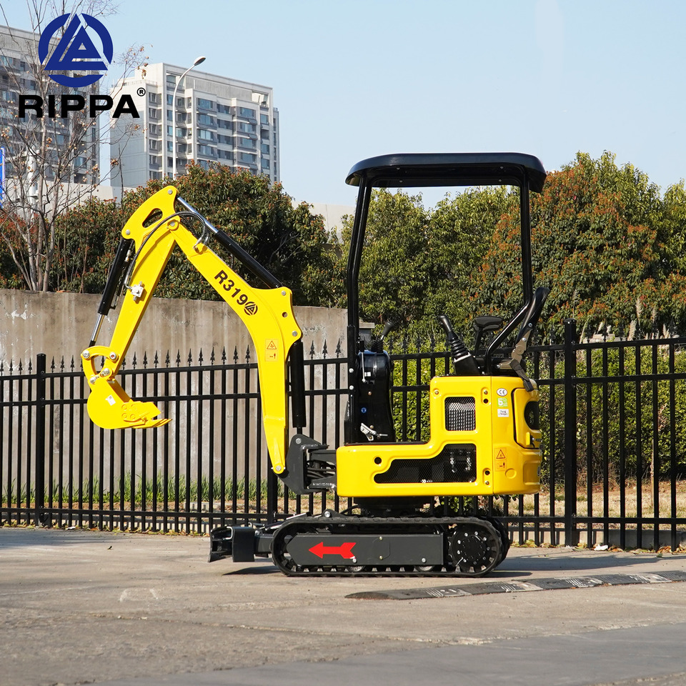 Rippa R319 Pilot Control|Kubota Engine|Euro 5|CE|Telescopic chassis|Lateral swing mini excavator - Мини багер: слика 2 Rippa R319 Pilot Control|Kubota Engine|Euro 5|CE|Telescopic chassis|Lateral swing mini excavator - Мини багер: слика 2