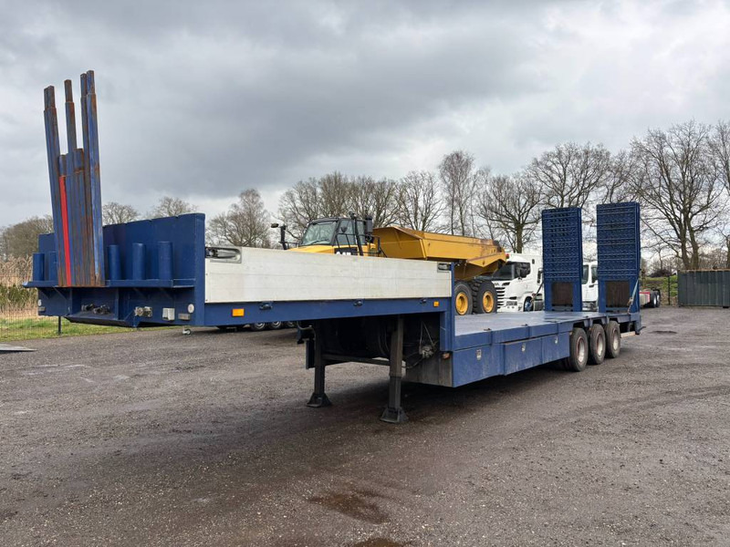 Broshuis Lowloader tieflader 3 assen leaf spring, laadklep - Полуприколка за низок утовар: слика 2 Broshuis Lowloader tieflader 3 assen leaf spring, laadklep - Полуприколка за низок утовар: слика 2