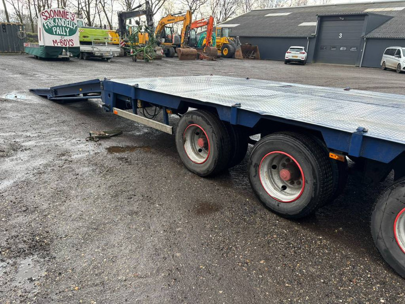 Полуприколка за низок утовар Nooteboom Lowloader tieflader 3 assen leaf spring, laadklep: слика 9