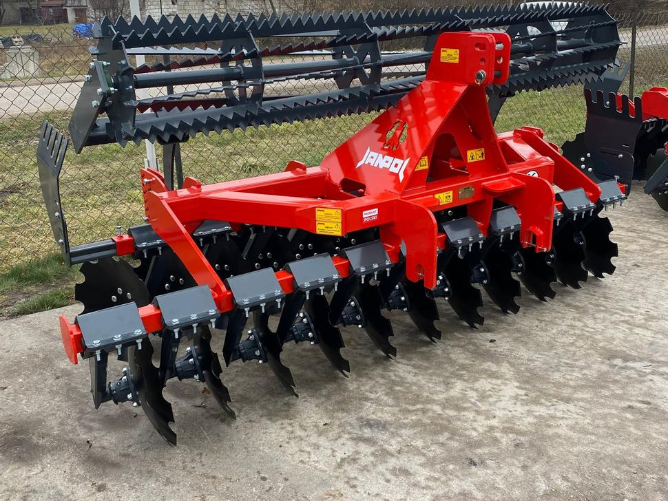 Janpol Scheibenegge / Disc harrow / Déchaumeur à disques / Erpice a dischi / Средняя дисковая борона / Brona talerzowa medium „COMPACT” 3 m - Ситнач со дискови: слика 1 Janpol Scheibenegge / Disc harrow / Déchaumeur à disques / Erpice a dischi / Средняя дисковая борона / Brona talerzowa medium „COMPACT” 3 m - Ситнач со дискови: слика 1