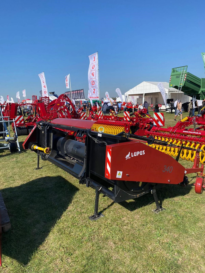 Нов Додатни делови за жнеач Lupus Schwadaufnehmer / Pickup header / Ramasseurs d'andains / Recogedor de hileras / Raccoglitore di andane /  Подборщик валков / Podbieracz pokosów 3,4 m: слика 8