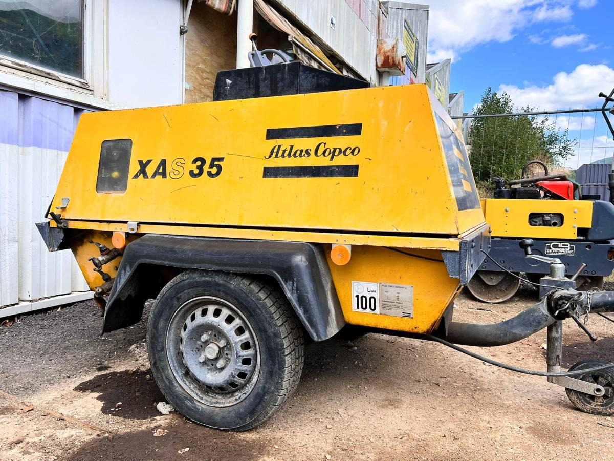 Atlas copco XAS 35 COMPRESSEUR 9BAR SUR REMORQUE (NET DE TVA) - Компресор за воздух: слика 1 Atlas copco XAS 35 COMPRESSEUR 9BAR SUR REMORQUE (NET DE TVA) - Компресор за воздух: слика 1