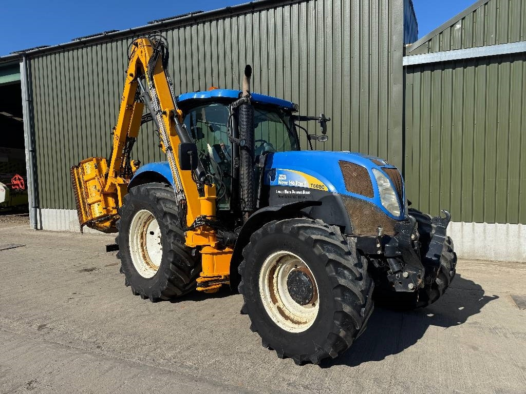 New Holland T6080 c/w Herder Cavalier - Мулчер/ Косилка за жива ограда: слика 3 New Holland T6080 c/w Herder Cavalier - Мулчер/ Косилка за жива ограда: слика 3