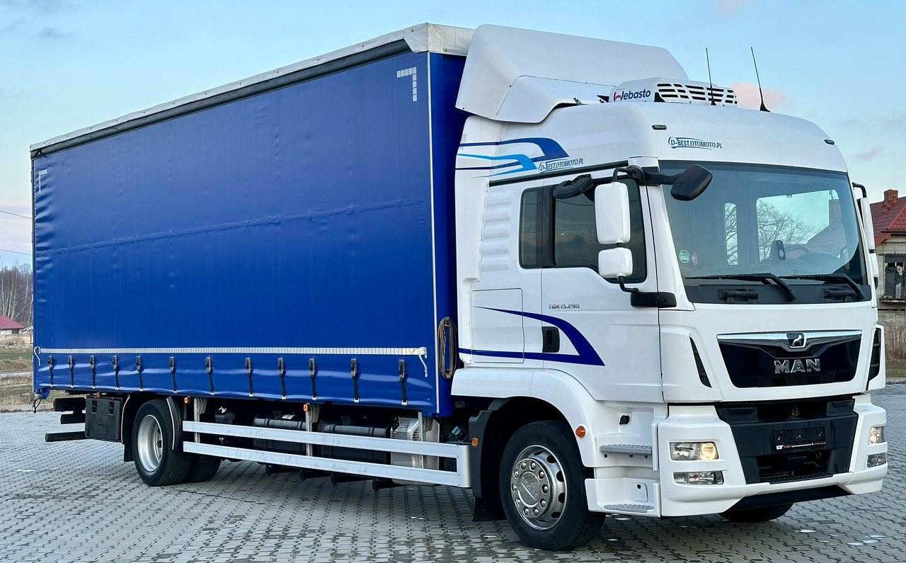 MAN TGM 15.290 / FIRANKA / 20 EUROPALET / AUTOMAT / SYPIALKA / DMC 16 T / 8 400 KG ŁADOWNOŚĆ - Камион со церада: слика 1 MAN TGM 15.290 / FIRANKA / 20 EUROPALET / AUTOMAT / SYPIALKA / DMC 16 T / 8 400 KG ŁADOWNOŚĆ - Камион со церада: слика 1