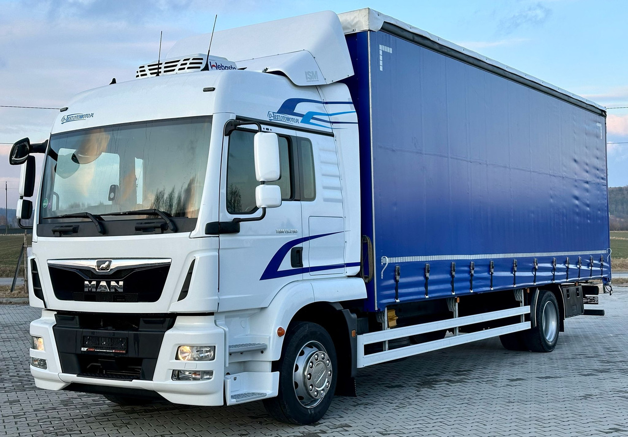 MAN TGM 15.290 / FIRANKA / 20 EUROPALET / AUTOMAT / SYPIALKA / DMC 16 T / 8 400 KG ŁADOWNOŚĆ - Камион со церада: слика 2 MAN TGM 15.290 / FIRANKA / 20 EUROPALET / AUTOMAT / SYPIALKA / DMC 16 T / 8 400 KG ŁADOWNOŚĆ - Камион со церада: слика 2