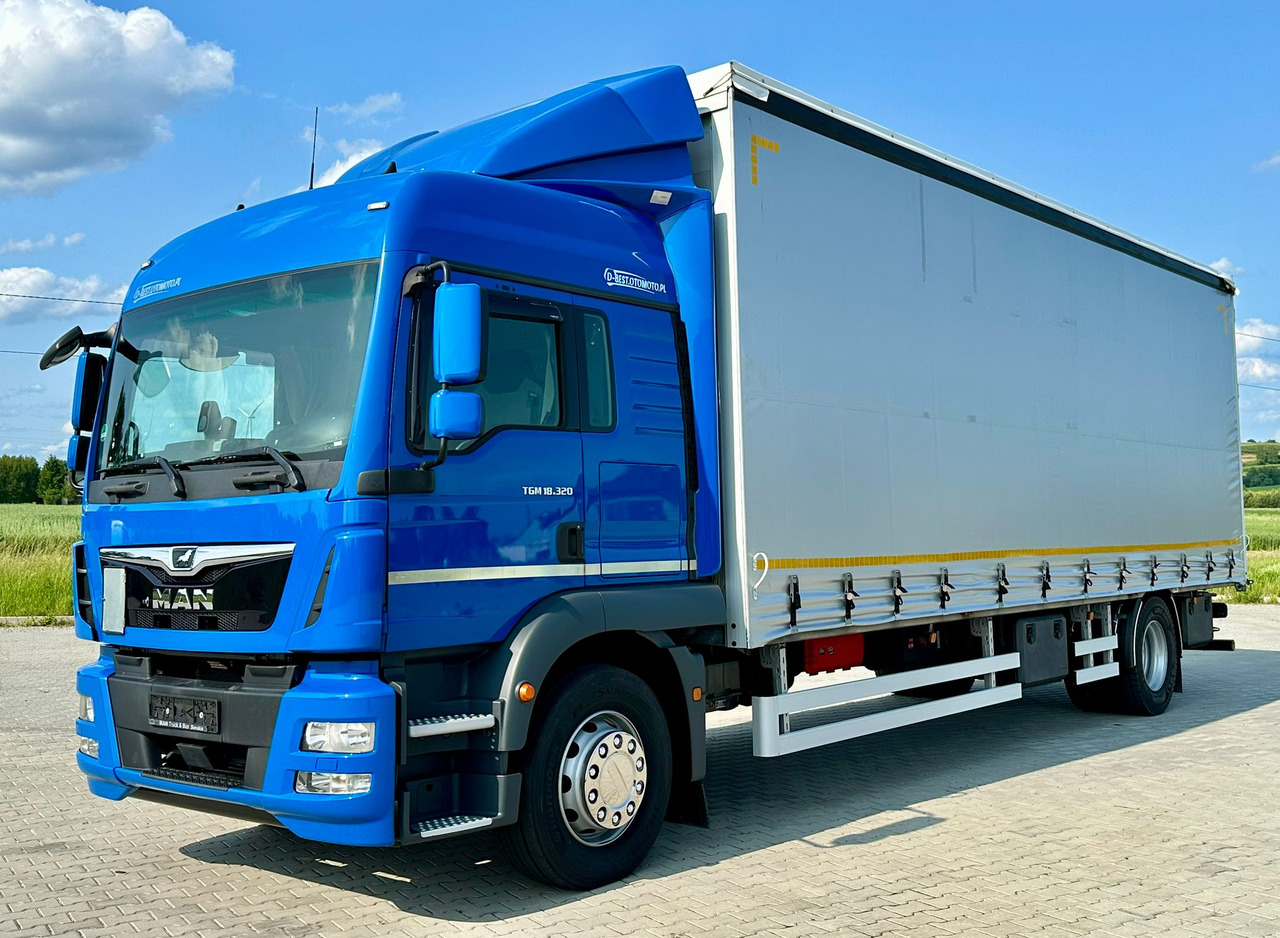 MAN TGM 18.320 / FIRANKA / 20 EUROPALET / 8.3 M DŁUGOŚCI / AUTOMAT / SYPIALKA / 2018 ROK / 9 809 KG ŁADOWNOŚCI - Камион со церада: слика 2 MAN TGM 18.320 / FIRANKA / 20 EUROPALET / 8.3 M DŁUGOŚCI / AUTOMAT / SYPIALKA / 2018 ROK / 9 809 KG ŁADOWNOŚCI - Камион со церада: слика 2