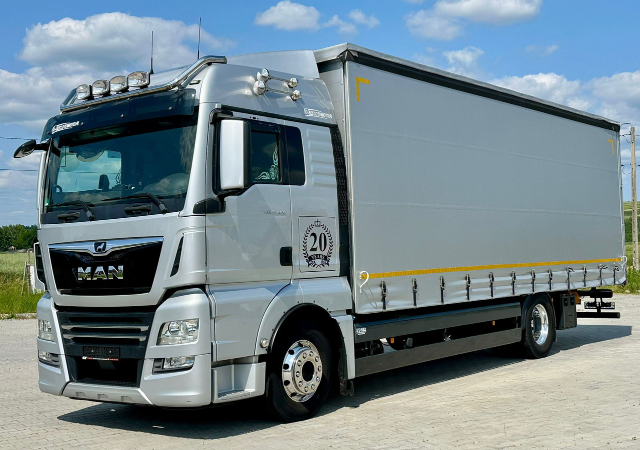 MAN TGX 18.460 / FIRANKA / 20 EUROPALET / ALUSY / SKÓRY / 260 TYS KM / 2019 ROK / Z NIEMIEC - Камион со церада: слика 2 MAN TGX 18.460 / FIRANKA / 20 EUROPALET / ALUSY / SKÓRY / 260 TYS KM / 2019 ROK / Z NIEMIEC - Камион со церада: слика 2