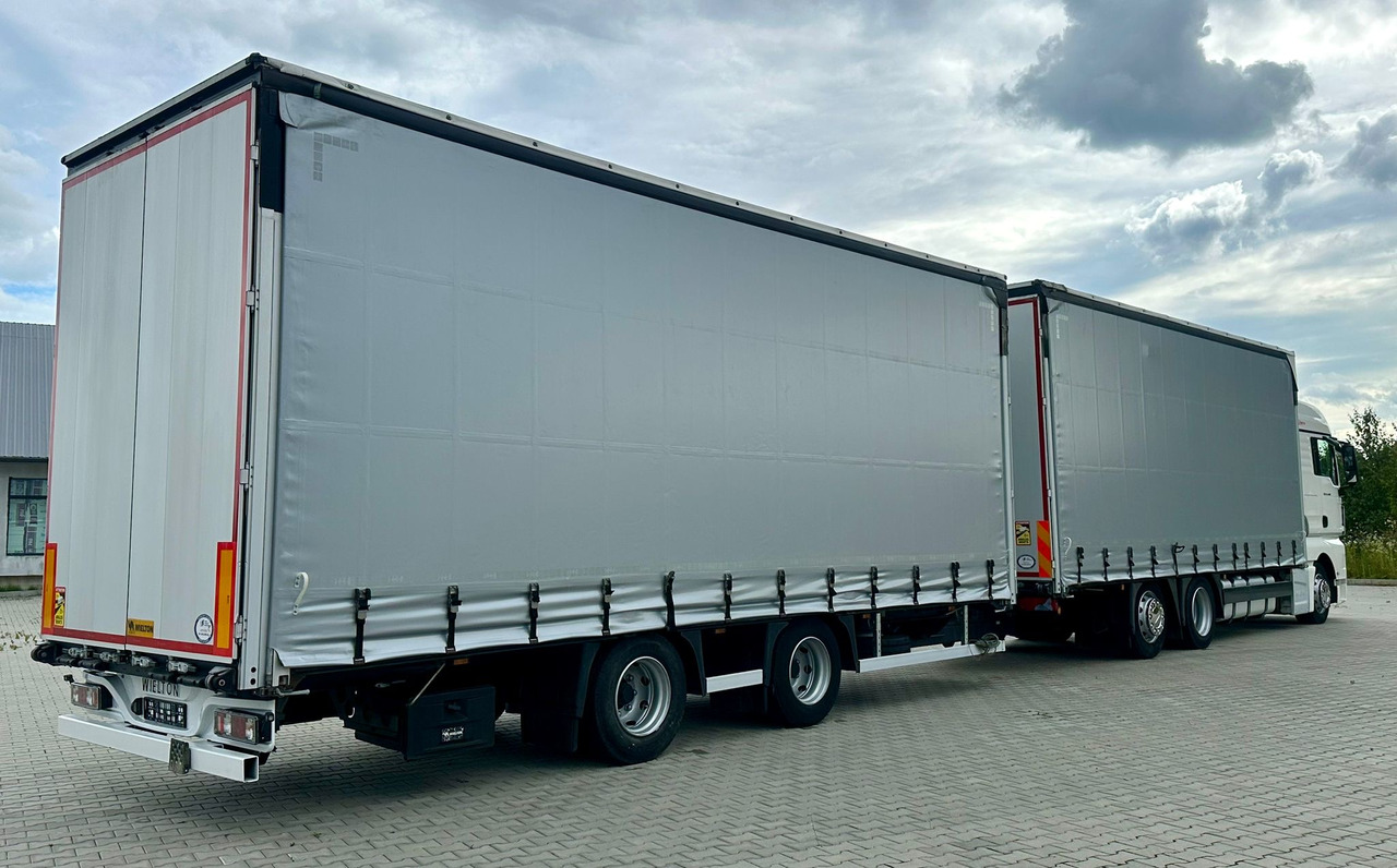 MAN TGX 26.460 / ZESTAW PRZEJAZDOWY / 38 PALET / AUTOMAT / SYPIALKA / PRZYCZEPA WIELTON / 2019 ROK / NISKI PRZEBIEG - Камион со церада: слика 3 MAN TGX 26.460 / ZESTAW PRZEJAZDOWY / 38 PALET / AUTOMAT / SYPIALKA / PRZYCZEPA WIELTON / 2019 ROK / NISKI PRZEBIEG - Камион со церада: слика 3