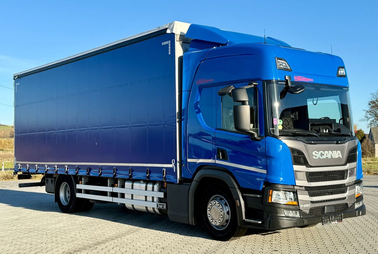 SCANIA P280 / FIRANKA / 20 EUROPALET / SYPIALKA / SILNIK 6 / AUTOMAT - Камион со церада: слика 1 SCANIA P280 / FIRANKA / 20 EUROPALET / SYPIALKA / SILNIK 6 / AUTOMAT - Камион со церада: слика 1