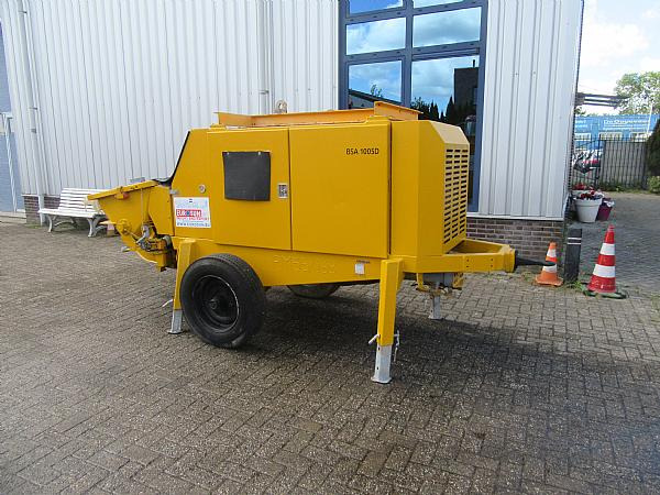 2014 PUTZMEISTER BSA 1005 DC- concrete pump. - Стационарна бетонска пумпа: слика 2 2014 PUTZMEISTER BSA 1005 DC- concrete pump. - Стационарна бетонска пумпа: слика 2