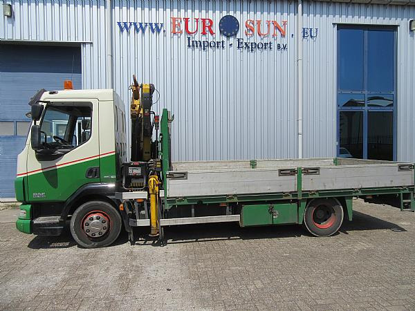 DAF DAF FA LF 45.160 & HIAB crane. - Камион со платформа, Камион со кран: слика 2 DAF DAF FA LF 45.160 & HIAB crane. - Камион со платформа, Камион со кран: слика 2