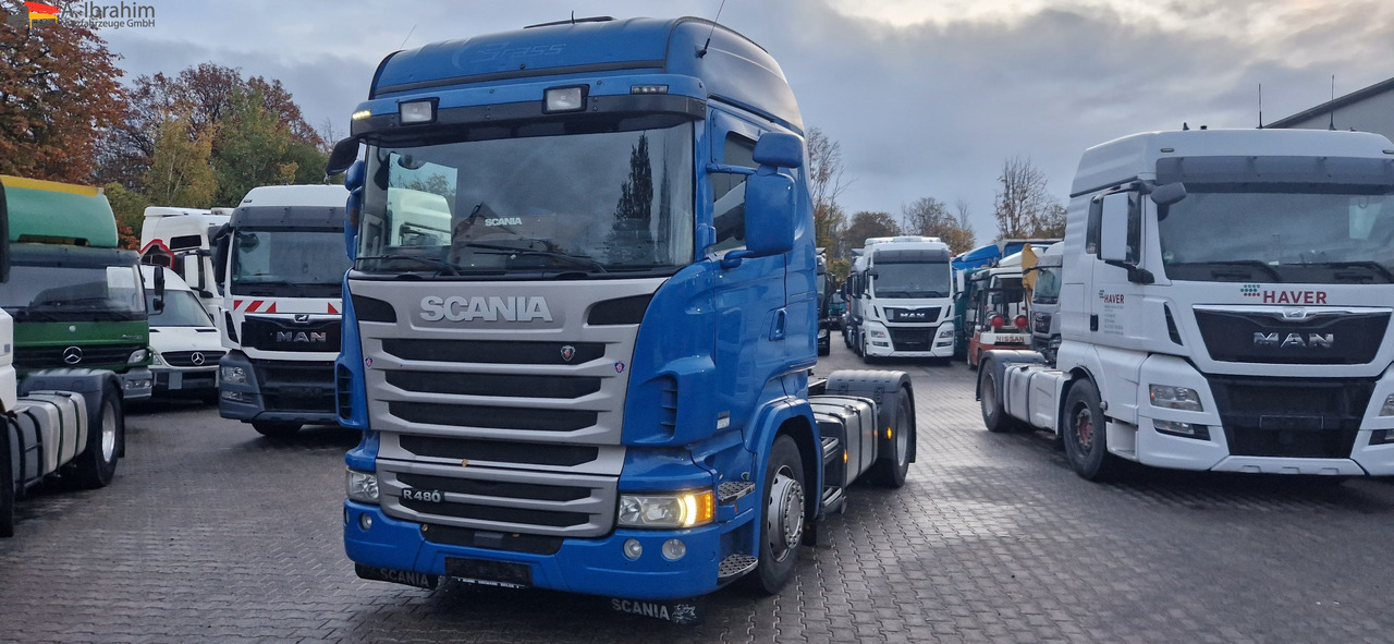 Scania R 480 Retarder, Klima, Zustand gut PTO für Kompressor - Камион влекач: слика 1 Scania R 480 Retarder, Klima, Zustand gut PTO für Kompressor - Камион влекач: слика 1
