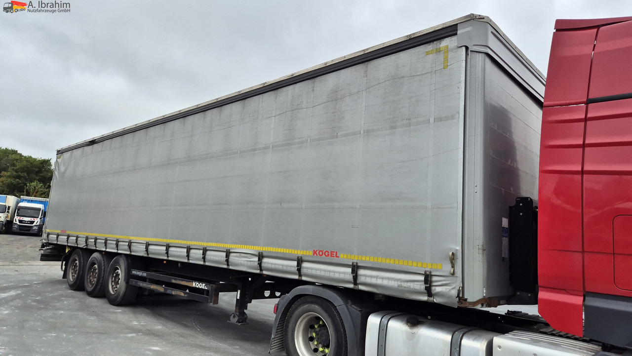 Kögel SN24 Standard, neutrale Plane Edscha, XXL Zertifikat - Полуприколка со церада: слика 1 Kögel SN24 Standard, neutrale Plane Edscha, XXL Zertifikat - Полуприколка со церада: слика 1