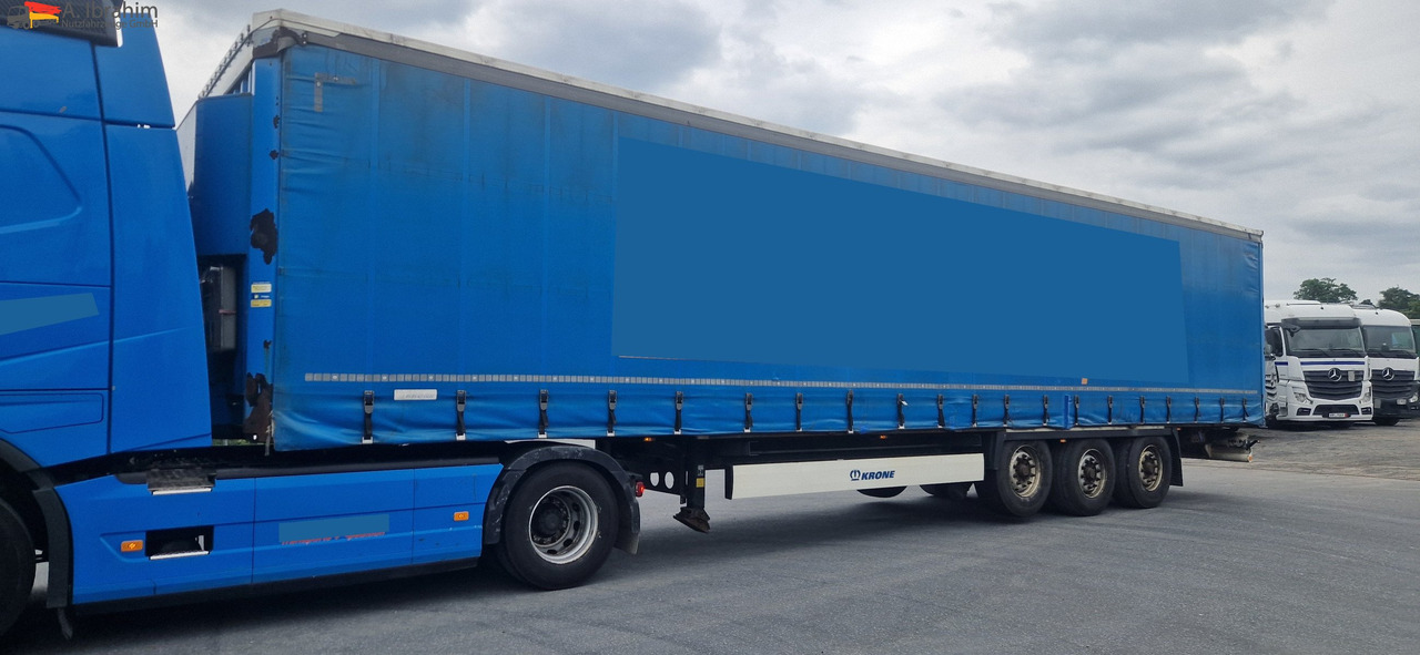 Krone SD Deutscher Auflieger, Pritsche Plane Edscha - Полуприколка со церада: слика 1 Krone SD Deutscher Auflieger, Pritsche Plane Edscha - Полуприколка со церада: слика 1