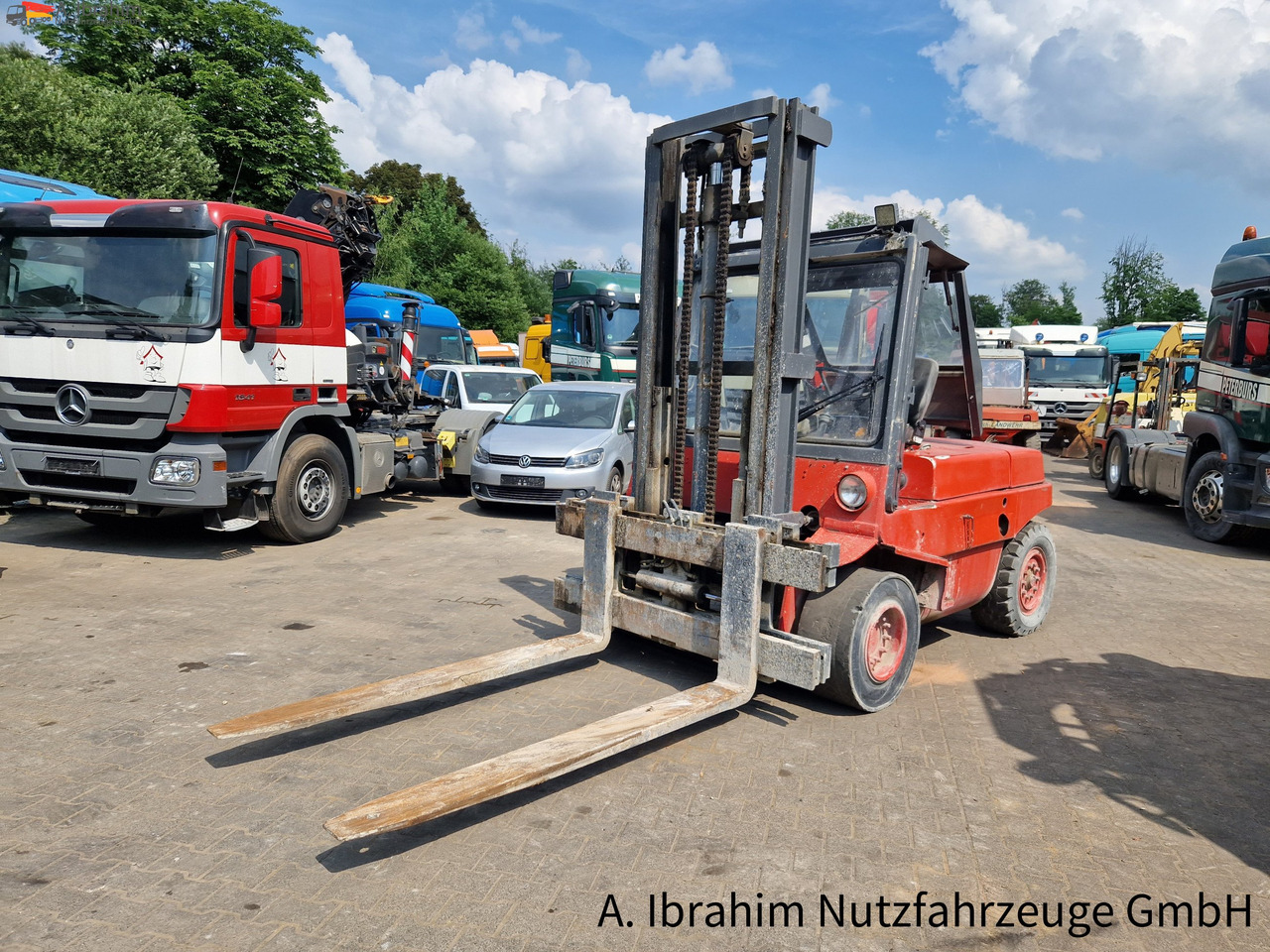 Linde H60 Tragfähigkeit 6000 kg ,3800 mm Hubhöhe, 2x vorhanden - Дизел вилушкар: слика 4 Linde H60 Tragfähigkeit 6000 kg ,3800 mm Hubhöhe, 2x vorhanden - Дизел вилушкар: слика 4