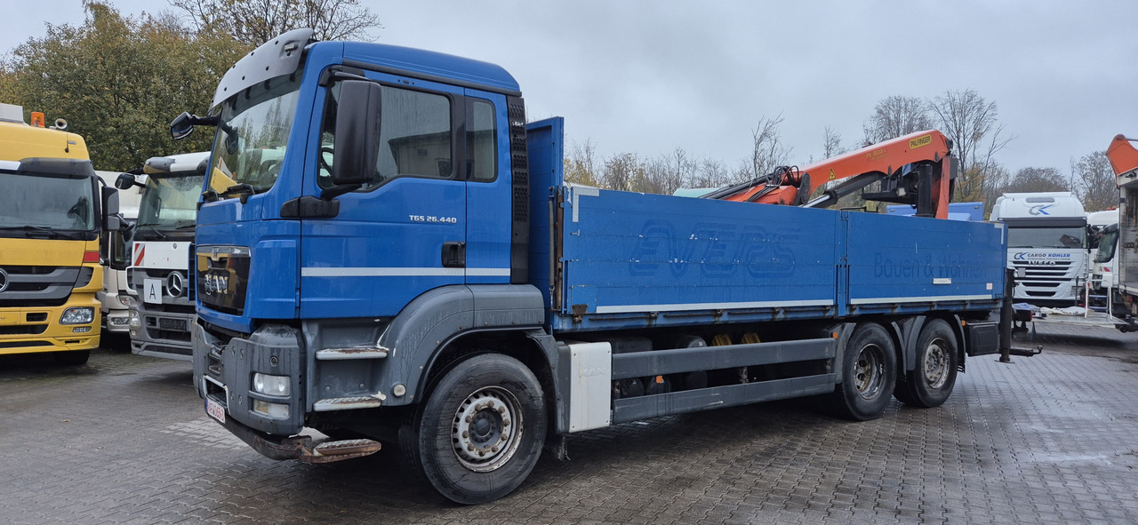 MAN TGS 26.440 PK 18001 L - Камион со кран, Камион со платформа: слика 1 MAN TGS 26.440 PK 18001 L - Камион со кран, Камион со платформа: слика 1