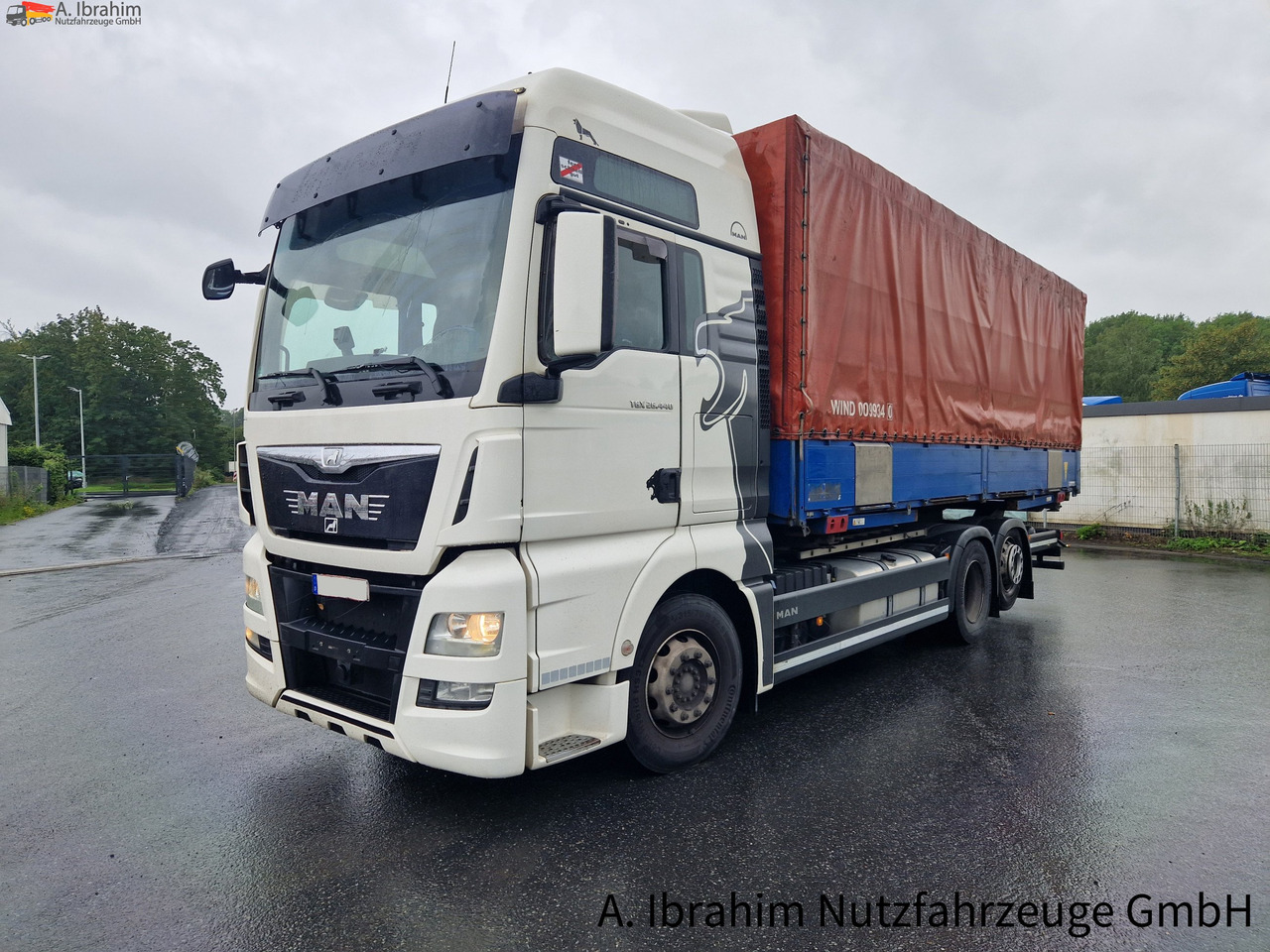 MAN TGX 26.440 BDF Chassis mit Brücke möglich - Камион со церада: слика 1 MAN TGX 26.440 BDF Chassis mit Brücke möglich - Камион со церада: слика 1