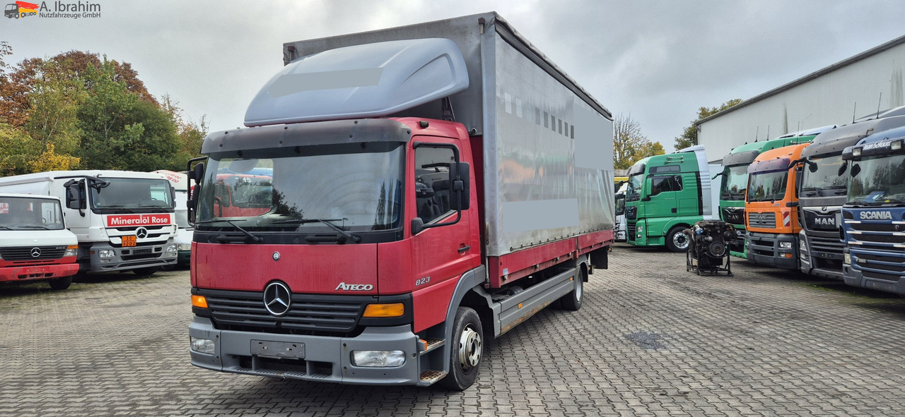 Mercedes-Benz 823 LBW | Radstand 4900 mm | 7.2 m Pritsche Klima | 3 Pedals - Комбе со церада: слика 1 Mercedes-Benz 823 LBW | Radstand 4900 mm | 7.2 m Pritsche Klima | 3 Pedals - Комбе со церада: слика 1