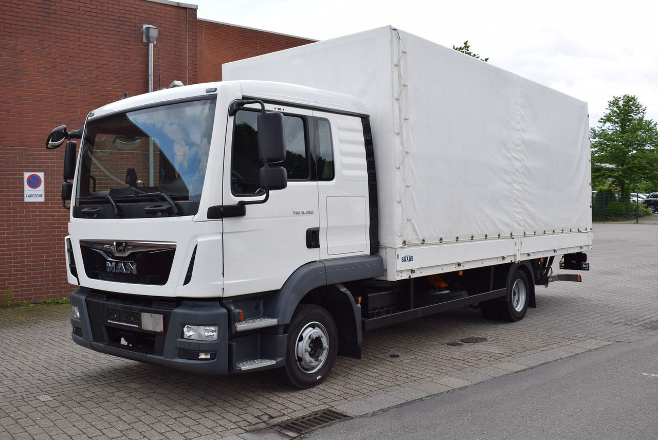 MAN TGL 8.190 Pritsche Plane LBW Tempomat Klima - Комбе со церада: слика 1 MAN TGL 8.190 Pritsche Plane LBW Tempomat Klima - Комбе со церада: слика 1