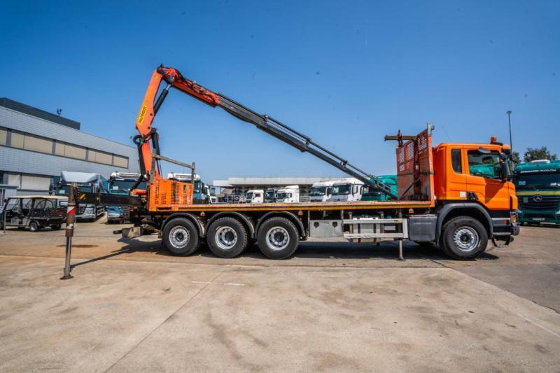 Scania P 410 + PALFINGER PK22002/5 EXT. - Камион со платформа, Камион со кран: слика 3 Scania P 410 + PALFINGER PK22002/5 EXT. - Камион со платформа, Камион со кран: слика 3