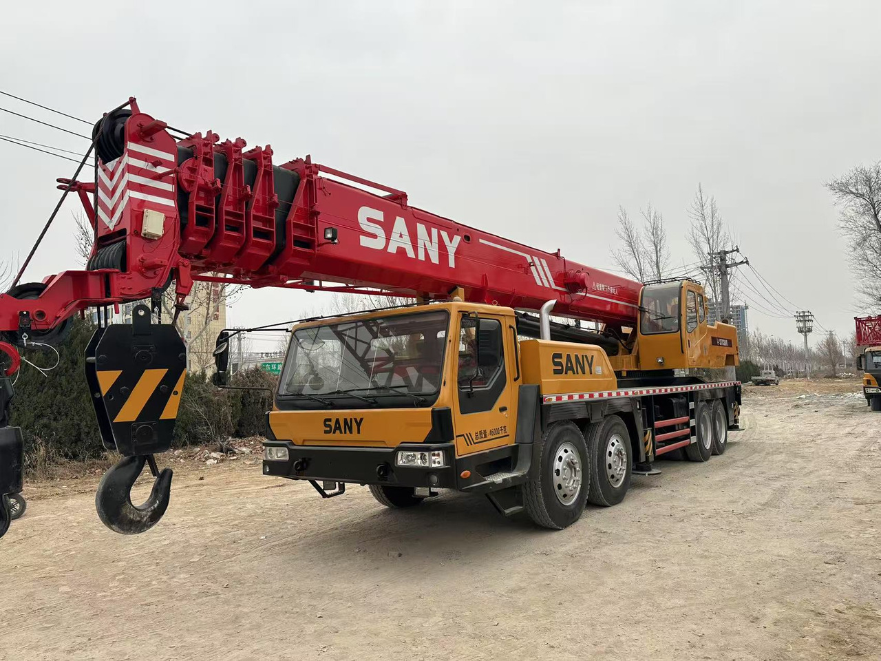 Мобилен кран SANY STC800 used crane: слика 6