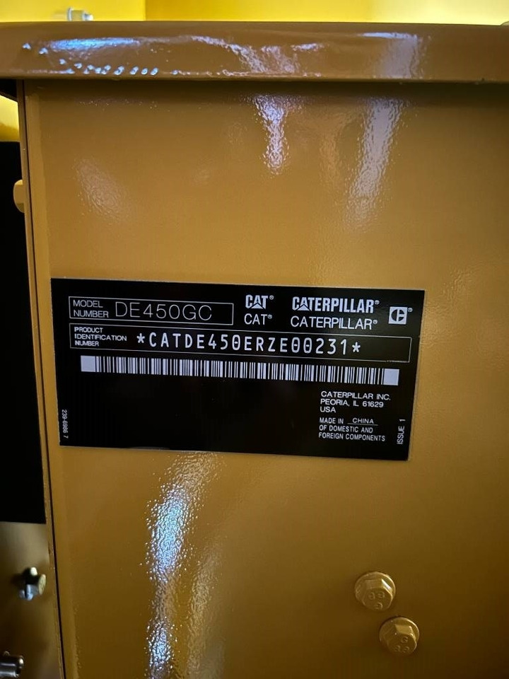 Нов Генераторска поставка CAT DE450GC - 450 kVA Stand-by Generator - DPX-18219: слика 23