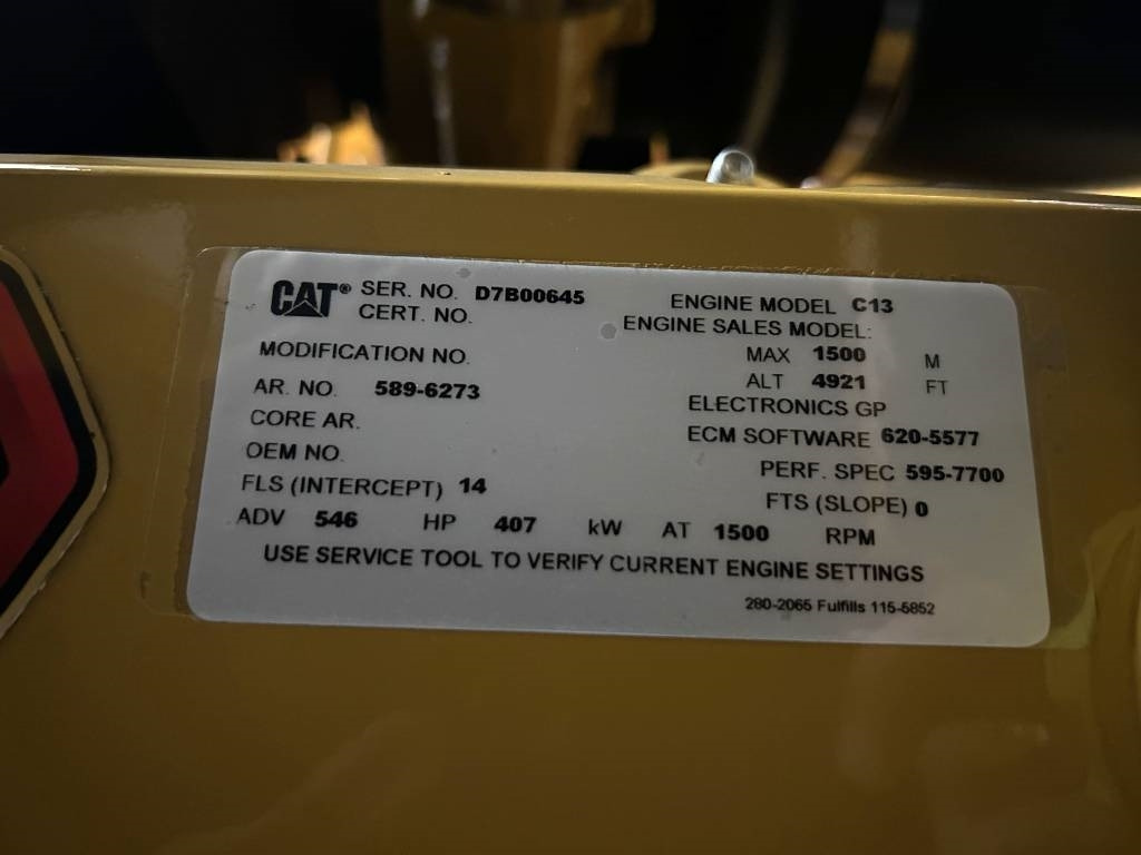 Нов Генераторска поставка CAT DE450GC - 450 kVA Stand-by Generator - DPX-18219: слика 15