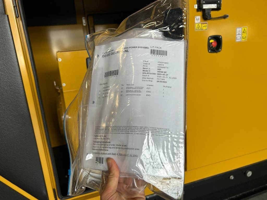 Нов Генераторска поставка CAT DE450GC - 450 kVA Stand-by Generator - DPX-18219: слика 24