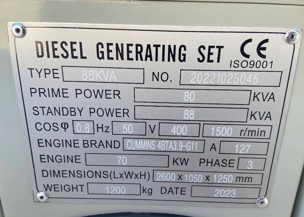Cummins 4BTA3.9-G11 - 88 kVA Generator - DPX-19834 - Генераторска поставка: слика 5 Cummins 4BTA3.9-G11 - 88 kVA Generator - DPX-19834 - Генераторска поставка: слика 5