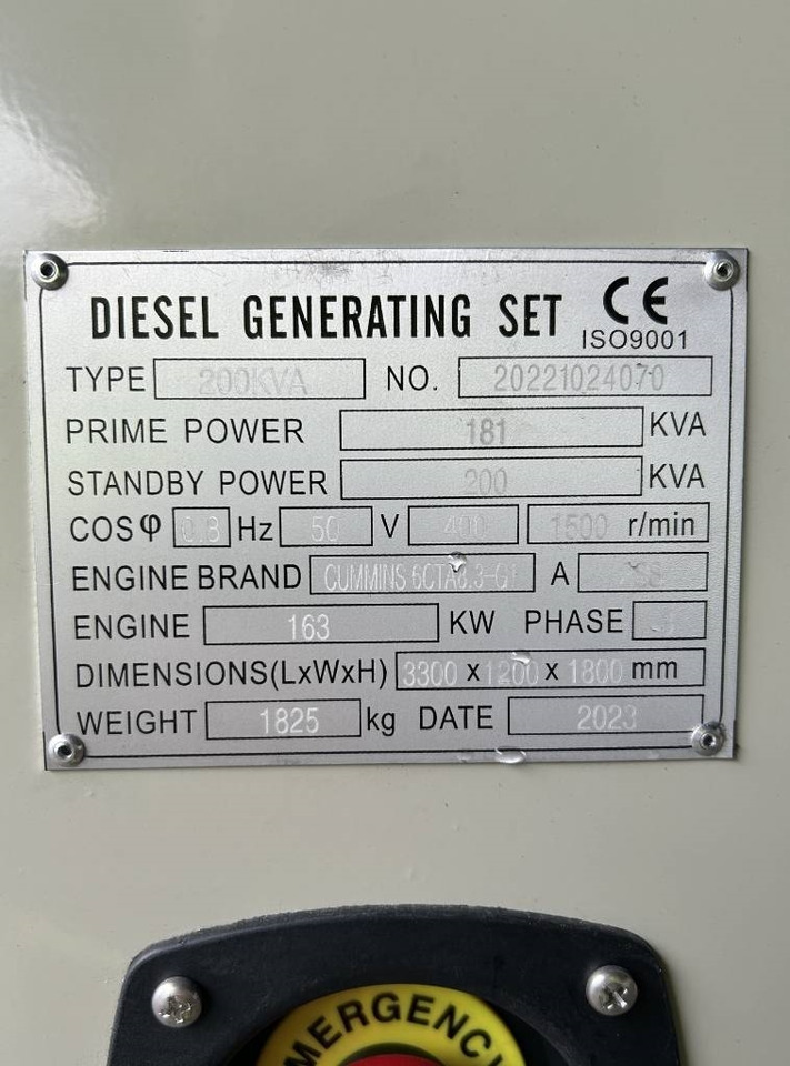 Cummins 6CTA8.3-G1 - 200 kVA Generator - DPX-19839 - Генераторска поставка: слика 5 Cummins 6CTA8.3-G1 - 200 kVA Generator - DPX-19839 - Генераторска поставка: слика 5
