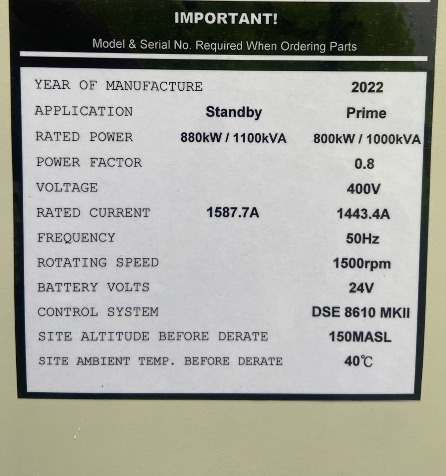 Cummins KTA38-G5 - 1100 kVA Generator - DPX-18815 - Генераторска поставка: слика 4 Cummins KTA38-G5 - 1100 kVA Generator - DPX-18815 - Генераторска поставка: слика 4