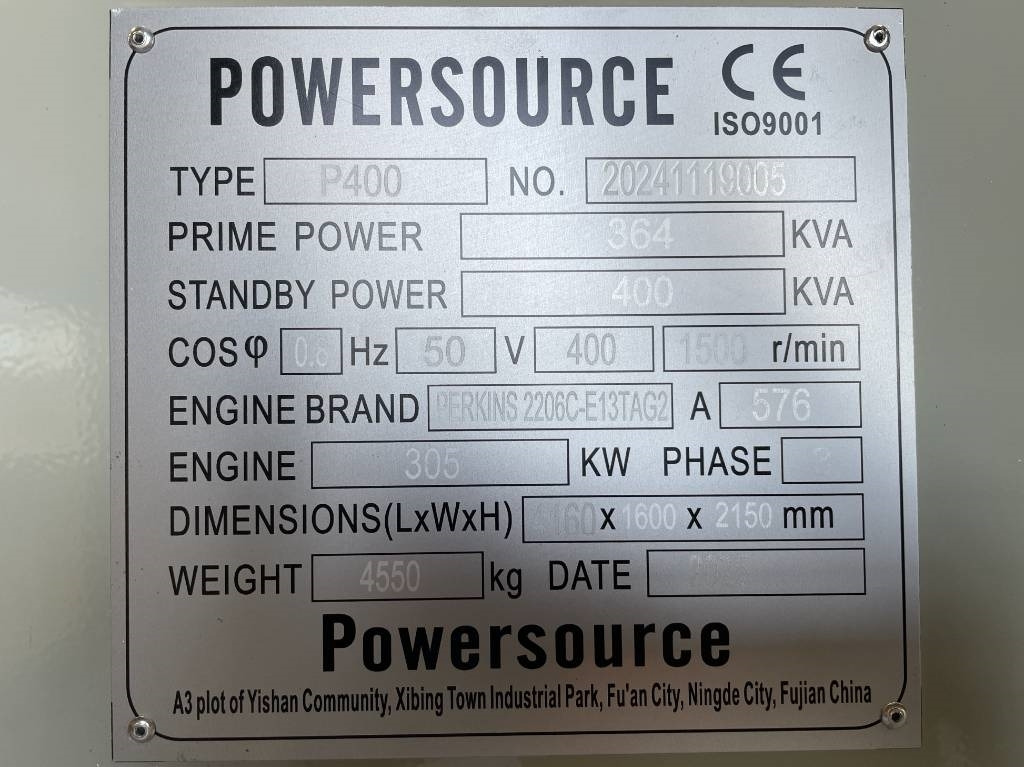 Perkins 2206C-E13TAG2 - 400 kVA Generator - DPX-19812 - Генераторска поставка: слика 5 Perkins 2206C-E13TAG2 - 400 kVA Generator - DPX-19812 - Генераторска поставка: слика 5