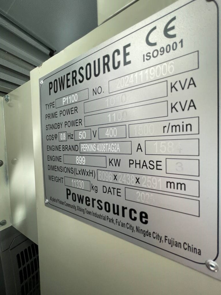 Perkins 4008TAG2A - 1100 kVA Generator - DPX-19820 - Генераторска поставка: слика 4 Perkins 4008TAG2A - 1100 kVA Generator - DPX-19820 - Генераторска поставка: слика 4