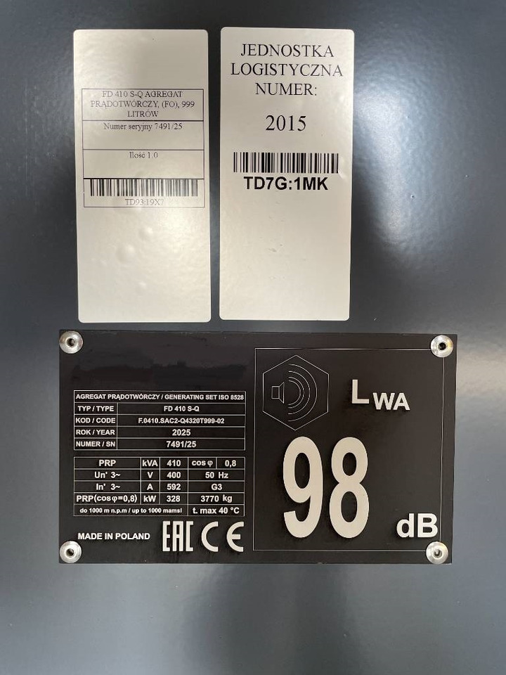 Нов Генераторска поставка Scania DC13 - 450 kVA Generator - DPX-17951: слика 17