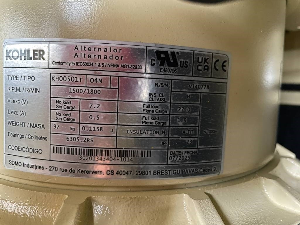 Нов Генераторска поставка Sdmo K22 - 22 kVA Generator - DPX-17003: слика 18 Нов Генераторска поставка Sdmo K22 - 22 kVA Generator - DPX-17003: слика 18