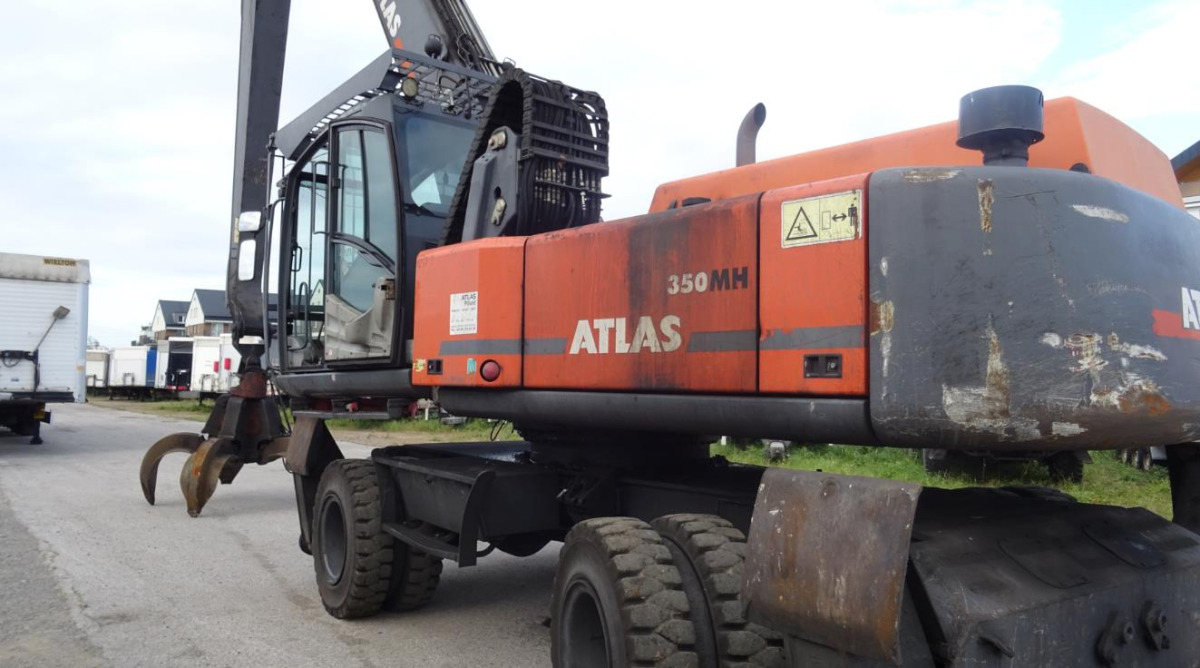 Maszyna przeładunkowa ATLAS 350MH - 2013/2018 - 166kW - 15,9m zasięgu - Справувач со отпад/ Индустрија: слика 2 Maszyna przeładunkowa ATLAS 350MH - 2013/2018 - 166kW - 15,9m zasięgu - Справувач со отпад/ Индустрија: слика 2