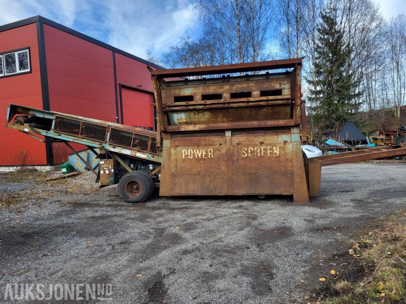 1993 Powerscreen Powergrid grovsorteringsverk for sortering av jord og oppgravde masser. - Градежно сито: слика 1 1993 Powerscreen Powergrid grovsorteringsverk for sortering av jord og oppgravde masser. - Градежно сито: слика 1