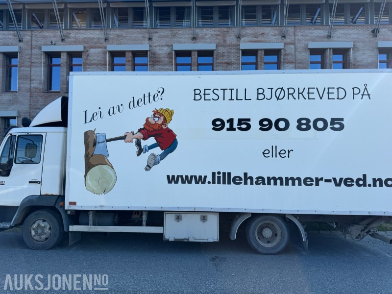 1998 MAN 8.224 LLC skapbil med løftelem og sidedør - Камион сандучар: слика 3 1998 MAN 8.224 LLC skapbil med løftelem og sidedør - Камион сандучар: слика 3